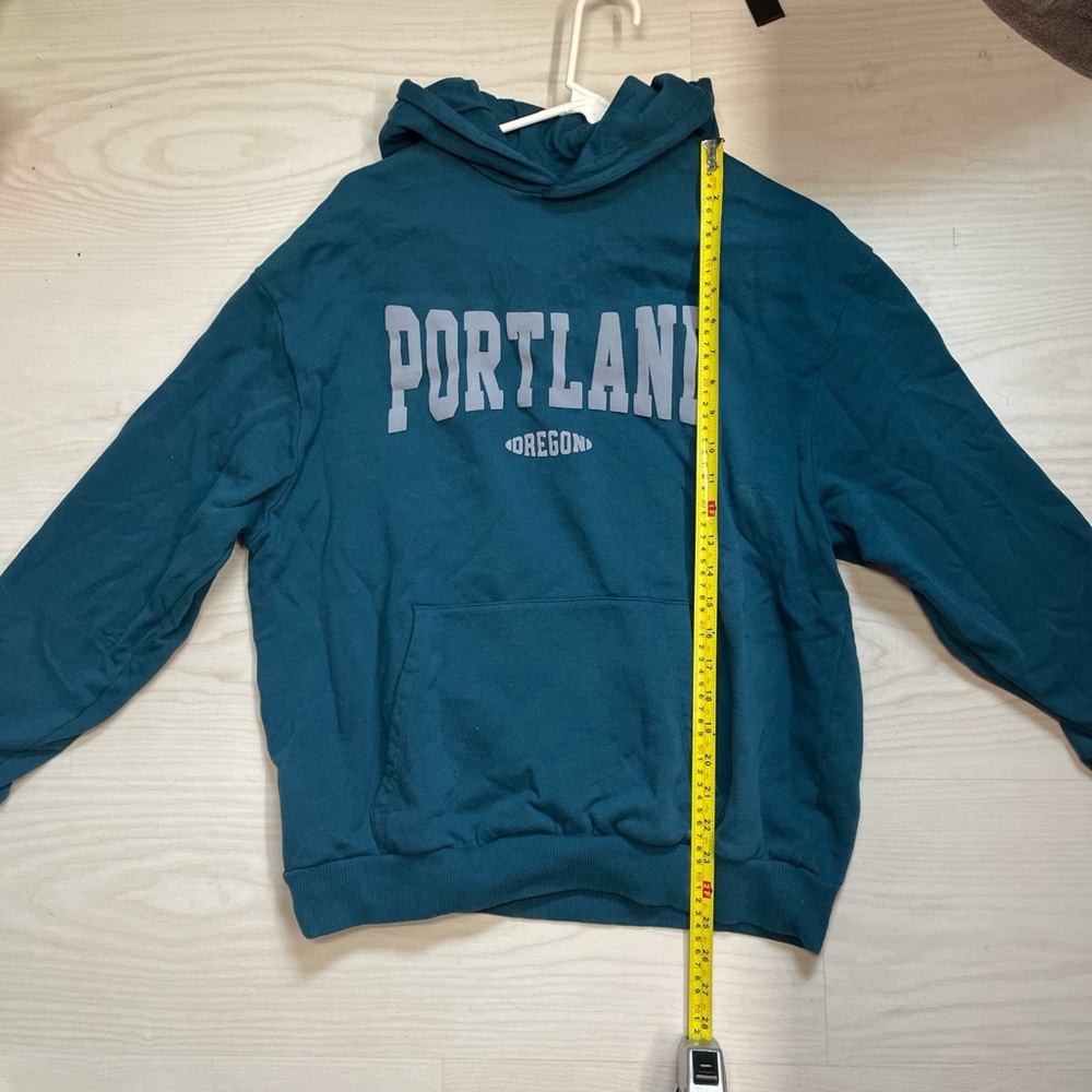 Blue Portland Oregon Hoodie Men’s Size Small